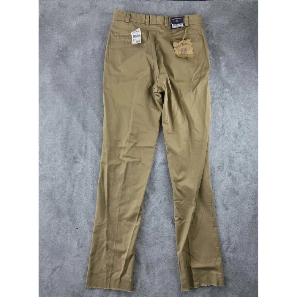 NWT-Bills Khakis M2-BKTB Beige Chino Pants Mens 34 Classic Fit MSRP $165